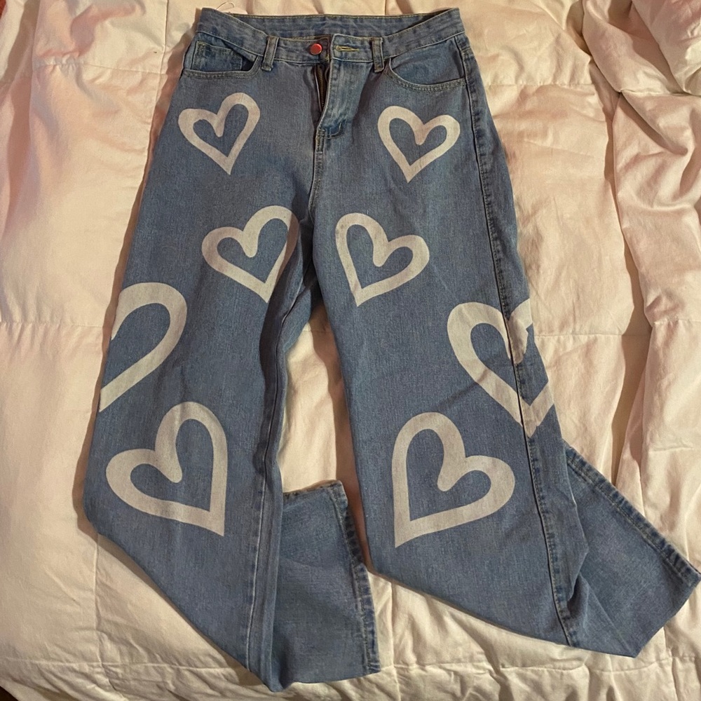 Heart Boyfriend Jeans
